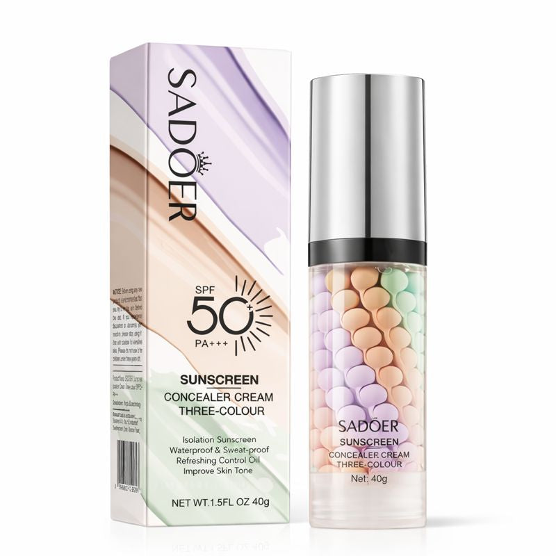 برايمر، كونسيلر، كريم واقي من الشمس