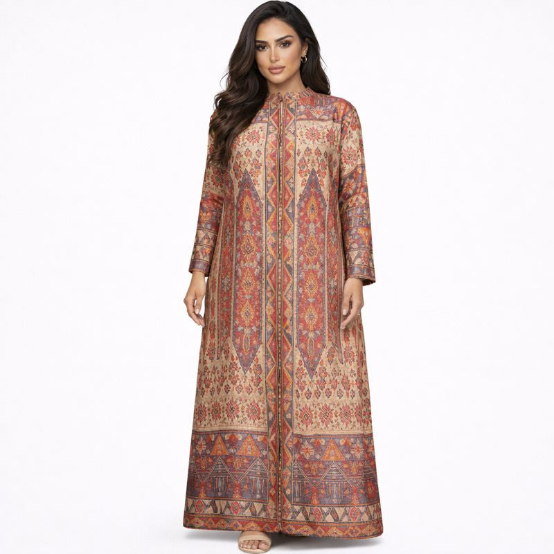 قفطان مطوي - برتقالي