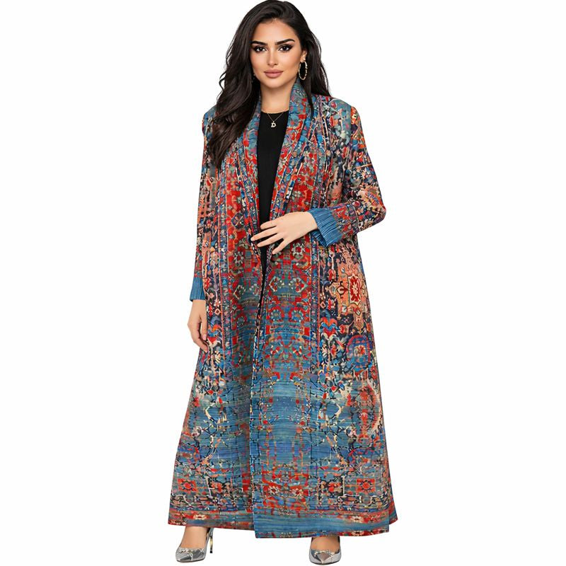 عباية مطوية - زرقاء