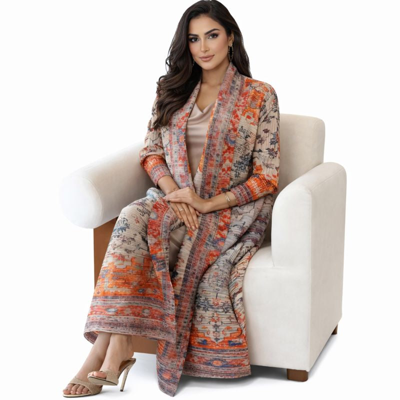 عباية مطوية - برتقالي