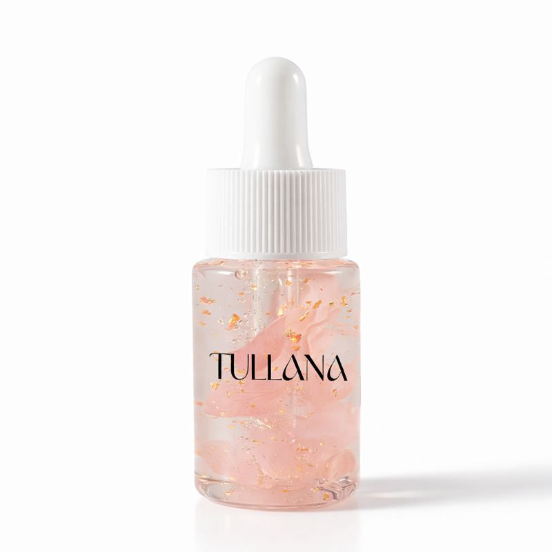 سيروم الوجه ببتلات الورد والذهب 